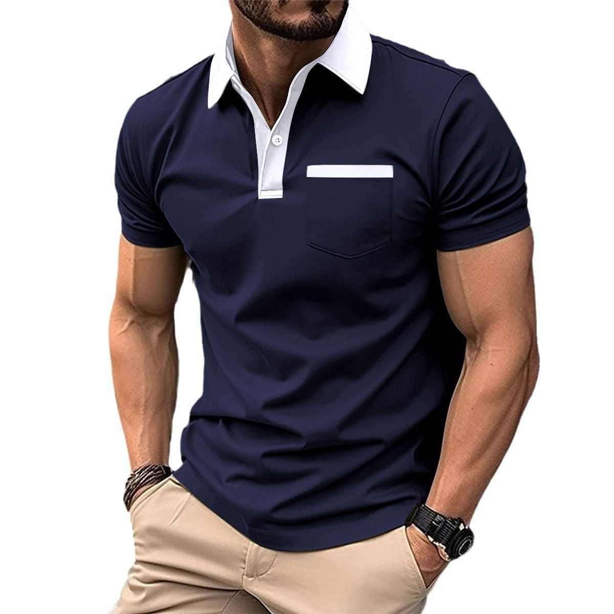 PrimeEdge Contrast Polo
