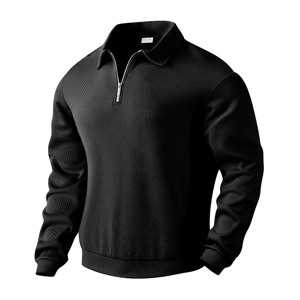 RidgeLine Strickpullover mit Viertelreißverschluss