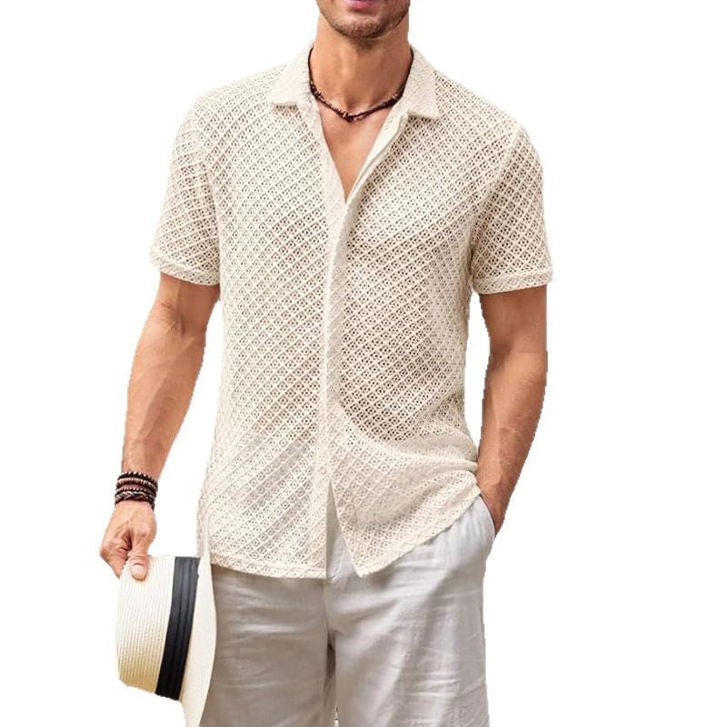 Chemise de villégiature au crochet Solaro