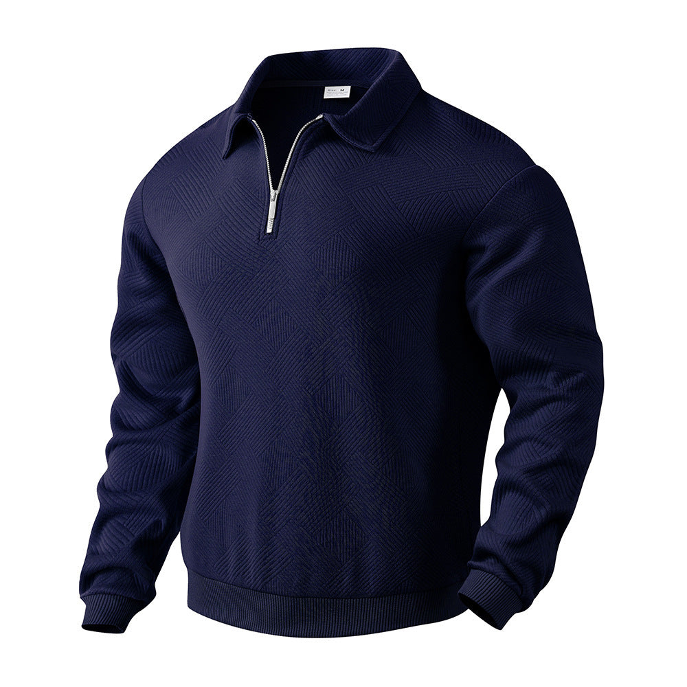 RidgeLine Strickpullover mit Viertelreißverschluss