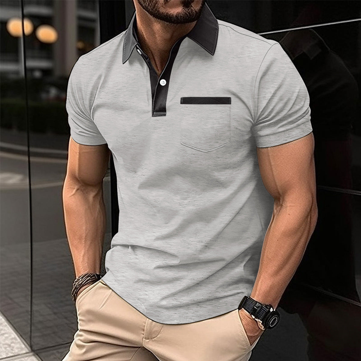 PrimeEdge Contrast Polo