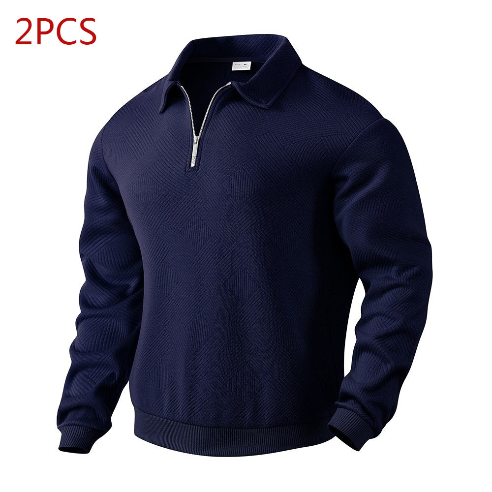 RidgeLine Strickpullover mit Viertelreißverschluss