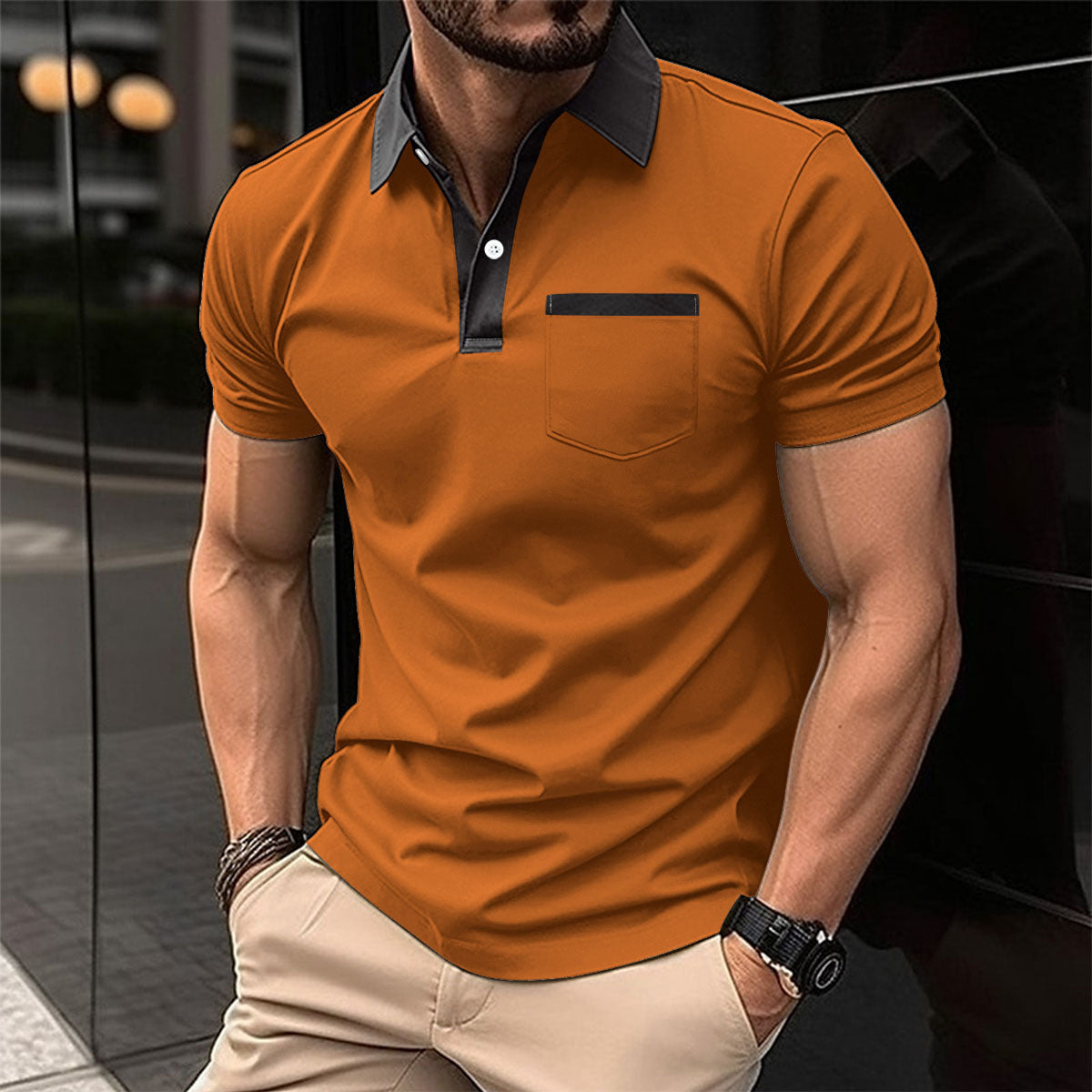 PrimeEdge Contrast Polo