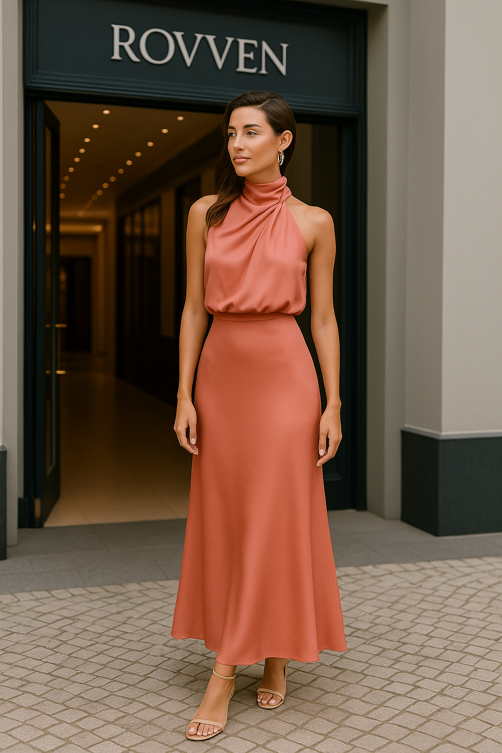 Robe drapée Verona