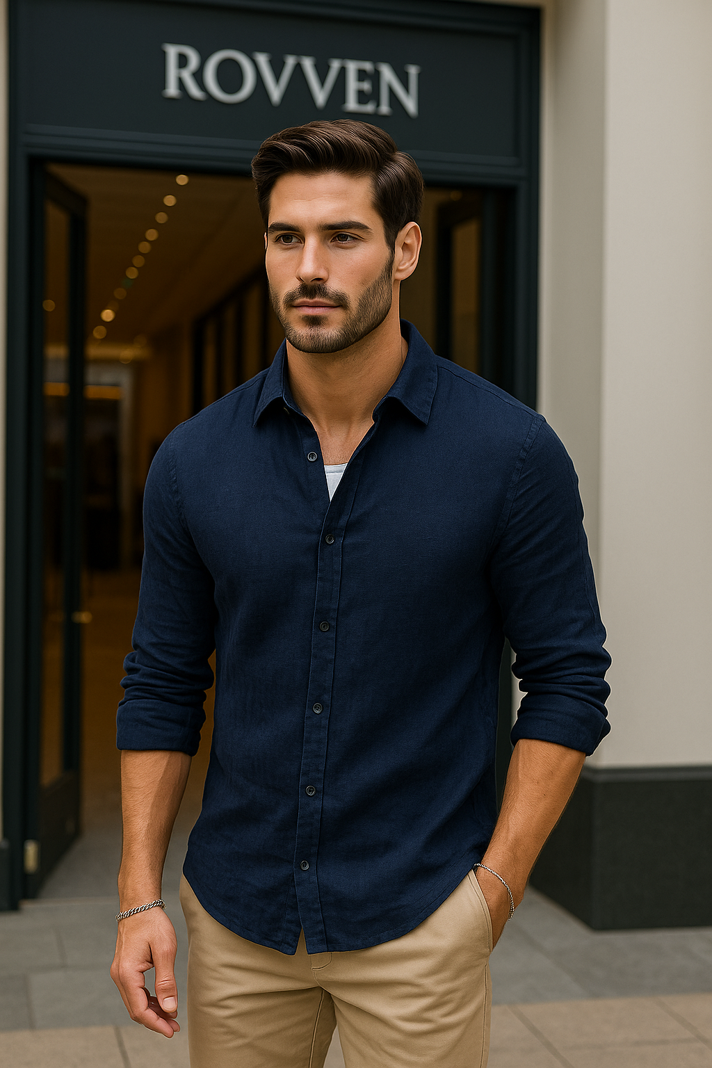 Chemise en lin Sarto