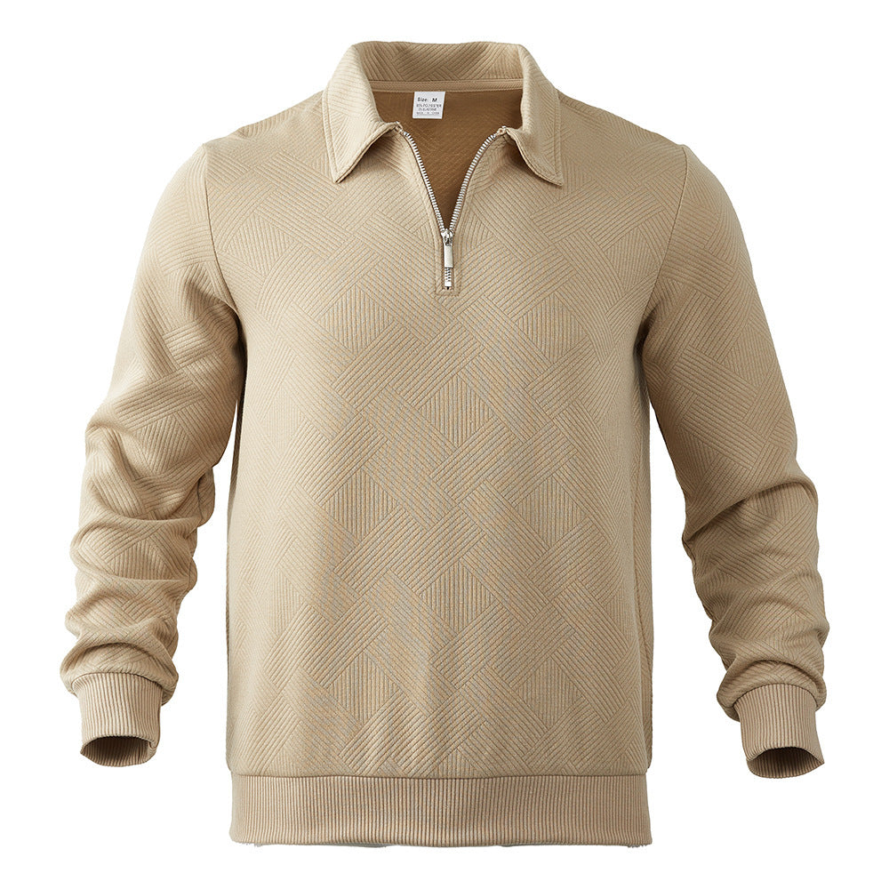 RidgeLine Strickpullover mit Viertelreißverschluss