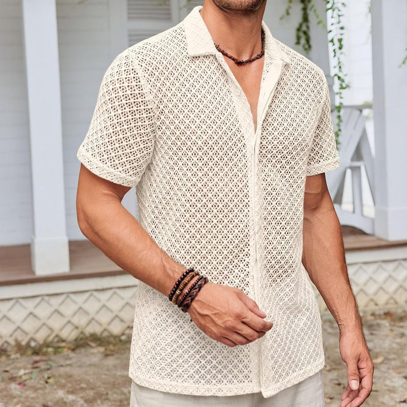 Chemise de villégiature au crochet Solaro