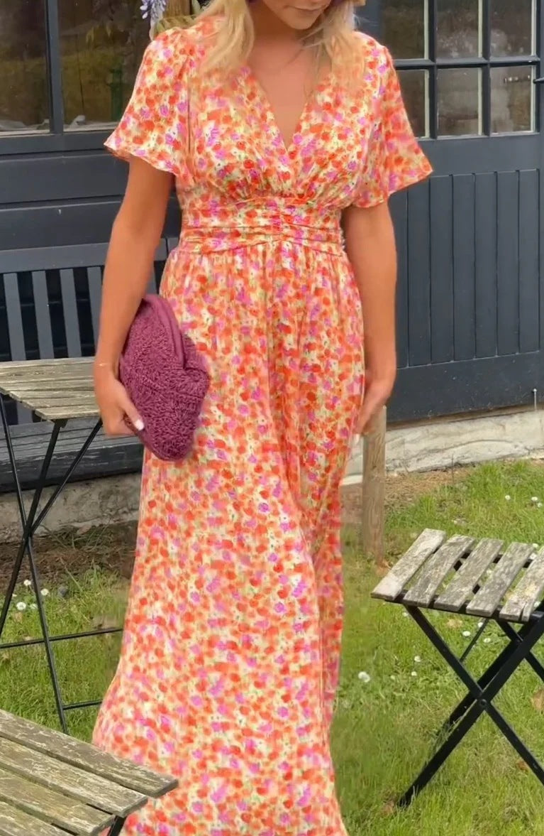 Floral Elegance Maxi Dress