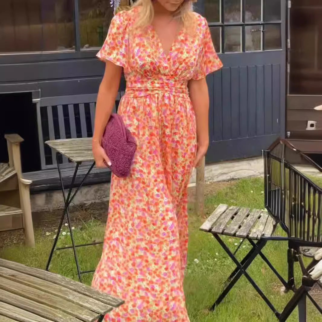 Floral Elegance Maxi Dress