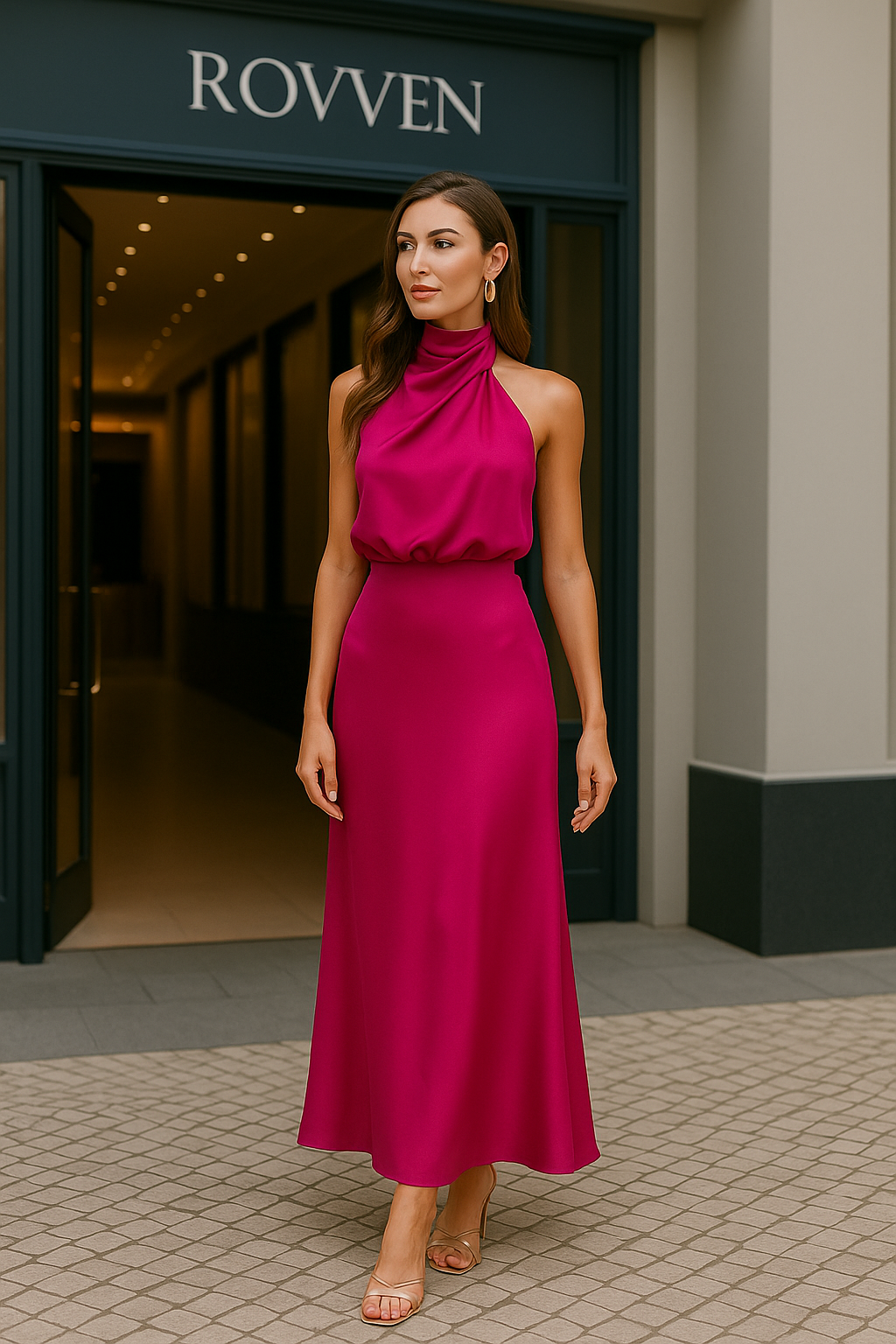Robe drapée Verona 