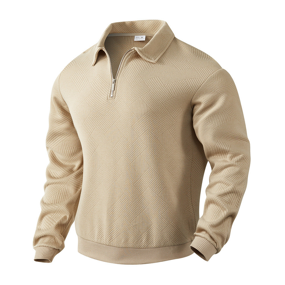 RidgeLine Strickpullover mit Viertelreißverschluss